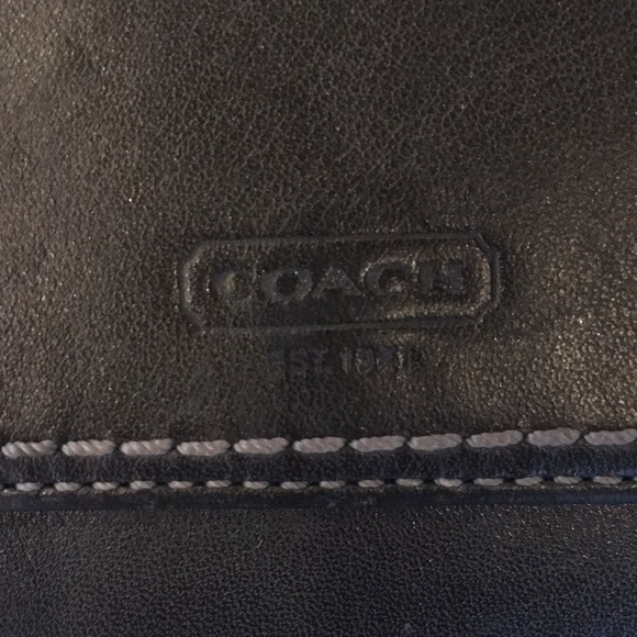 Black Coach leather Wallet - Picture 2 of 8